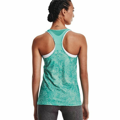 Women’s Short Sleeve T-Shirt Under Armour HeatGear  Aquamarine